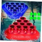 Glow Pool Games, Light Up Floating Pool Games, Inflatable Toss Game Set,