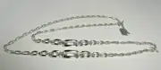 David Yurman Sterling Silver Wellesley Link Diamond 36" Necklace