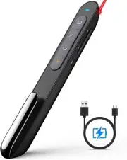 NORWII N76 Wireless Presentation Clickers Rechargeable 100M/330FT, Hyperlink ...