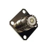 2 x Bird 4240-050 Style UHF female QC Connectors for 43 and 4304A Wattmeters