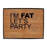 Lets Party - Funny Novelty Doormat Man Cave Floor mat