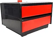 Qianly Aquarium Filter Box Fish Tank Filtration Unit Filtration Device Drip Box Drawer Design, 32x28x21cm