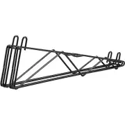 Nexel DAB24B 24" Double Arm Shelf Bracket Black Epoxy