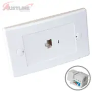 Cat6 1Port Keystone Wall Plate 1Gang RJ45 Network LAN Cat 6 Kw1C6-90