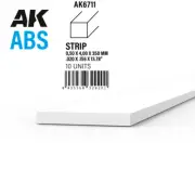 AK-Interactive ABS Strips 0.50 x 4.00 x 350mm (10pcs)