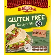 Old El Paso Gluten Free Taco Spice Mix Mild 30g