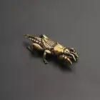 Mole cricket miniature brass sculpture statue