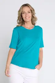 Belinda Modal Tee - Teal