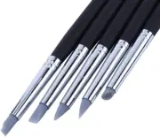 Rubber Sculpting Tools, 5Pcs Flexible Silicone Wax Clay Sculpting Carving, 5 X S