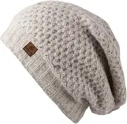 [CHILLOUTS] NELLE Handmade Soft Wool Fleece Lined Slouchy Beanie