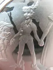 1 OZ.SILVER PETER PAN GOOFY MICKEY MINNI DONALD DAISY SNOW WHITE DOPEY + GOLD