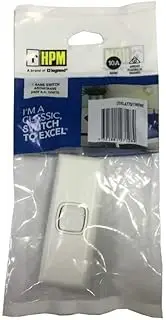 HPM Excel 10A 1 Gang Architrave Switch