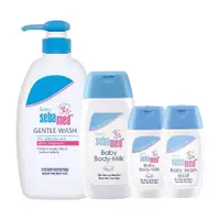 在飛比找蝦皮商城優惠-施巴 Sebamed 嬰兒舒敏浴露400ml+50ml+舒敏