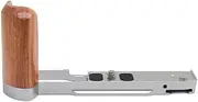 Digital Camera L-Shaped Board Handle Multifunctional High Fit Hand Grip Plate Cameras Accessory Wide Application, Silver