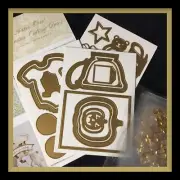 RARE! Anna Griffin SHAKER CARD WINDOW CUTTING DIES #3 Plus Extras ***NEW*** #360