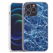 For Apple IPhone 13 Pro Max Mini TPU Case Cover+Glass(Blue Marble)