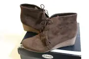 Dr Scholl's Women's Booties Size 10 Brown Boots Lace