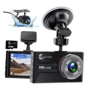1080P Dash Cam Front and Rear with 32GB SD Card, Dual Dash Camera for Cars,