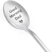 Dad Father Gifts from Daughter Son - Dad Coffee Spoon Gift from Kids Tea Spoons for Best Dad Fathers Day Birthday Gifts for Daddy Christmas Presents for Dad Father Coffeespoons