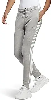 [adidas] Women's Plus Size Essentials 3-Stripes French Terry Cuffed Pants