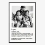 [Namly Design] Personalised Poster - Papa Definition