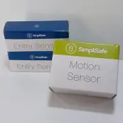 Simplisafe Motion Sensor MS1000 & 2 Door/ Window Sensors, New 1st Generation