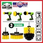 Drill Brush Set Attachment 3-Pack Power Cleaner Cleaning Scrubber Tub Shower
