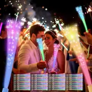100 PCS Fiber Optic Wands - Glow in the Dark Party Favors for Any Celebration