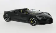 Bburago Bugatti W16 Mistral Cabriolet Black 1:18