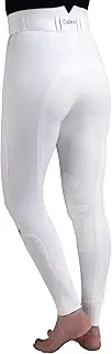 [Caldene] Womens/Ladies TEX Hartpury High Waist Suede Knee Breeches (UK Size: 24 Inch) (White)