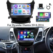 Carplay Android 13 4+64GB Head Unit For Hyundai Elantra 2014-2016 Car Radio +Cam (for: Hyundai)