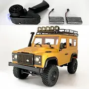 WPLDEWAN 1/12 RC Crawler MN98 Remote Control Truck Off Road RC Rock Crawler 4x4 Land Rover All Terrain Hobby Climber for Adult 2 Speed Full Proportional 280 Motor Upgraded Chassis 2 Batteries
