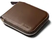 [Bellroy] Zip Wallet - Premium Edition (Zip Leather Wallet, Coin Wallet) - Darkwood
