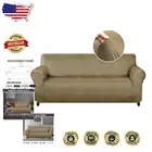 Durable Microfiber Sofa Cover for Pets - Machine Washable with Elastic Fit