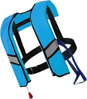 Snorkeling Vest Adult, Classic Life Vest Paddle Vest, Portable Pontoon-Ready Life Vest Jackets Nylon, Snorkeling Vest Auto-Inflating Feature for Safety for Paddle Board, Floating