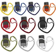 Adjustable Phone Lanyard with Patch for Most Cases Neck Strap Holder