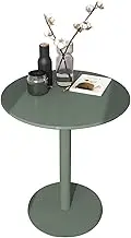 Top Table Metal - Round Bar Table Bistro Pub Table Drink Table, Modern Cocktail Counter Table Dining Kitchen Desk for Home, Small Sofa Side Table, Outdoor End Tables
