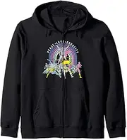 [DC Comics] Justice League Rainbow Heroes Poster V2 Zip Hoodie