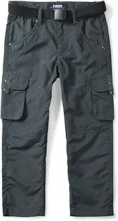 [Mesinsefra] Boys Mens Scout Hiking Pants,Youth Casual Outdoor Quick Dry Waterproof Climbing Fishing Trousers