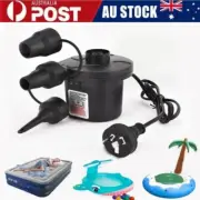 Electric Air Pump Inflator Deflator Air Bed Camping Pool Inflatable AU Plug 12V