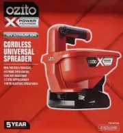 Ozito 18V Power X Change Cordless Electric Seed & Fertiliser Universal Spreader