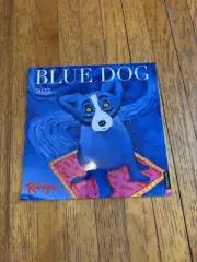 Blue Dog 2022 Wall Calendar George Rodrigue Lafayette New Orleans Louisiana Art