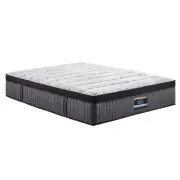 Giselle Bedding Queen Mattress 9 Zone Pocket Spring Latex Foam Medium Firm 34Cm
