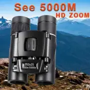 700x25 HD Zoom Portable Powerful Binoculars Long Range BAK4 Telescope Binoculars