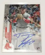 2020 Topps Chrome Travis Lakins Rookie Card Auto