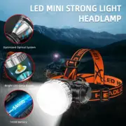 USB Rechargeable LED Headlamp Headlight Head Torch Flashlight 3 Mode Waterproof