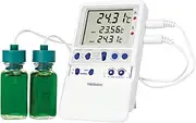 Digi-Sense Calibrated High-Accuracy Fridge/Freezer Thermometer 2 Bottle Probes