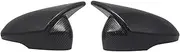 JHFUIOW for Ford for Mondeo for Fusion Mirror Cover 2013-2018 M4 Mirror CoverShell Car Styling Exterior Rearview Mirror Cover Housing Case Auto Accessories