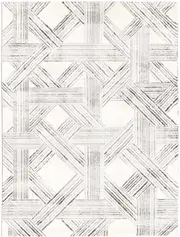 Mythos Geometric Light Grey Rug