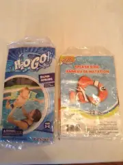 Splash n Swim Nemo splash ring Bestway H2O Go dolphin armbands Lot of 2